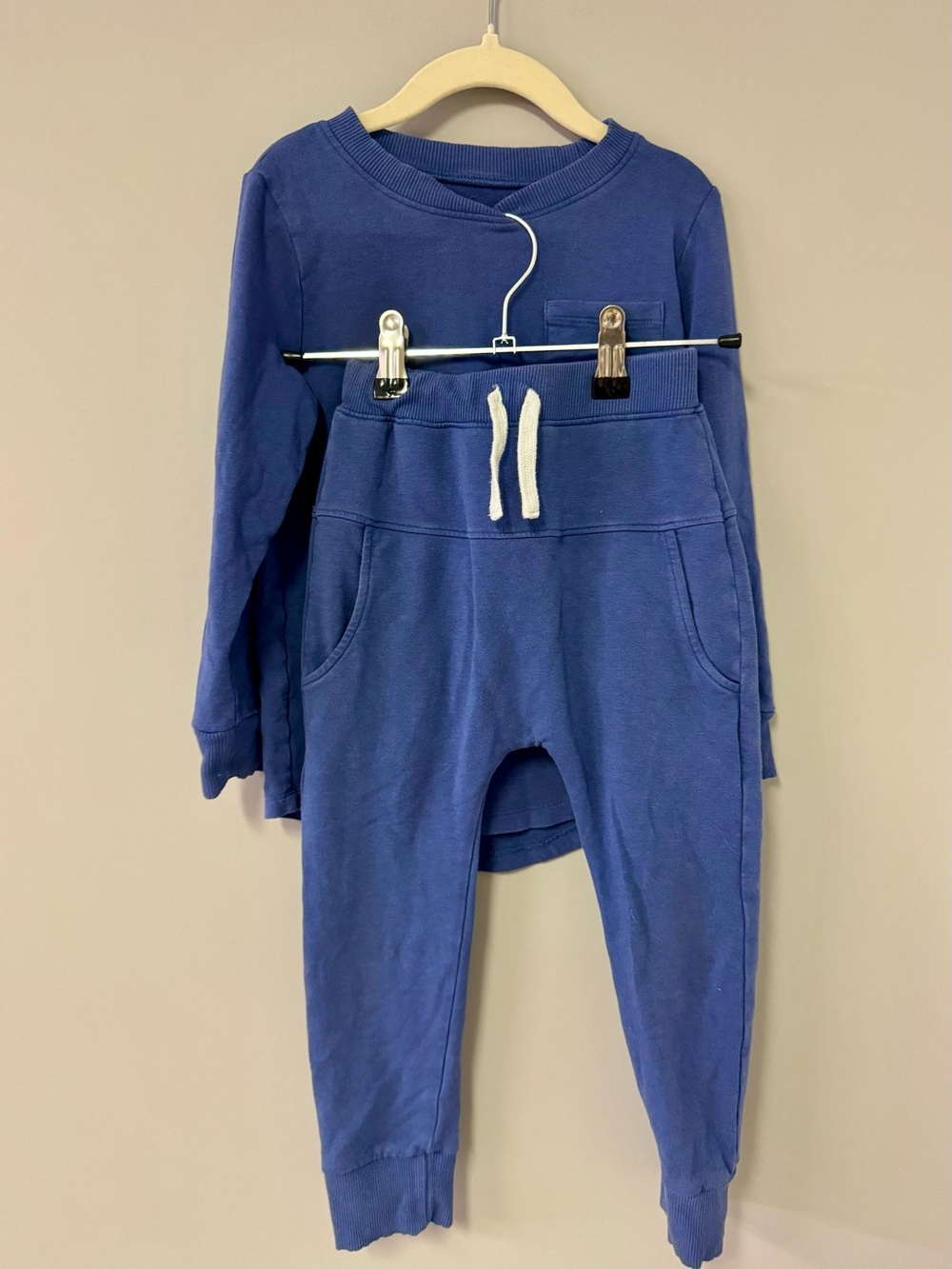 Stets & Lemmy Co. Kids Royal Blue Sweatshirt & Drawstring Joggers